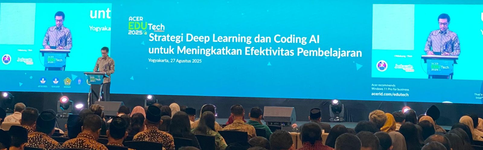 Penganalan Langsung dan Demonstrasi AISA di acara Acer Edutech 2025